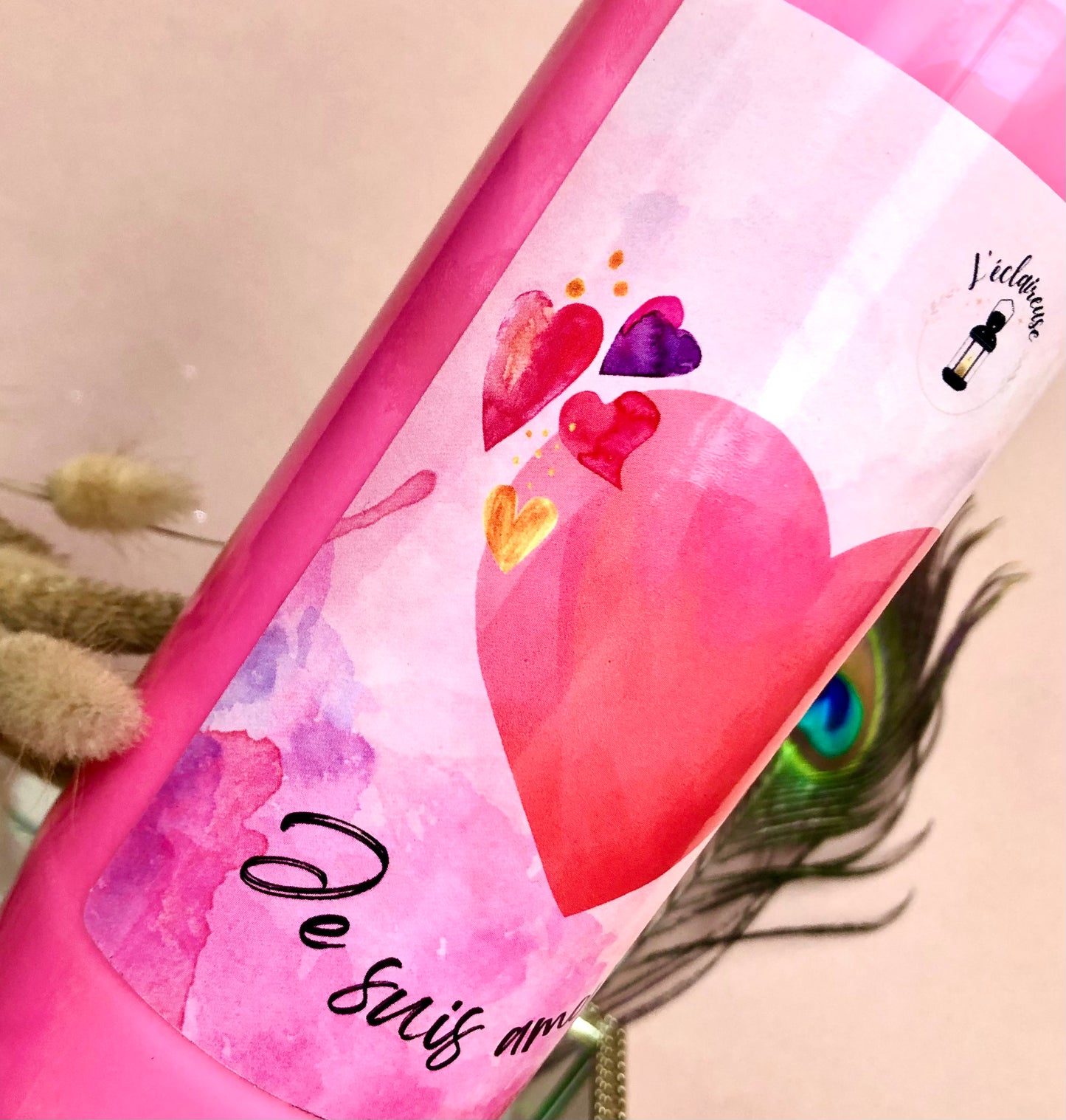 Novena candle "I am love" ~to find love~