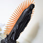 Statuette Vierge de Guadalupe noir pailleté et or - leclaireuseboutique