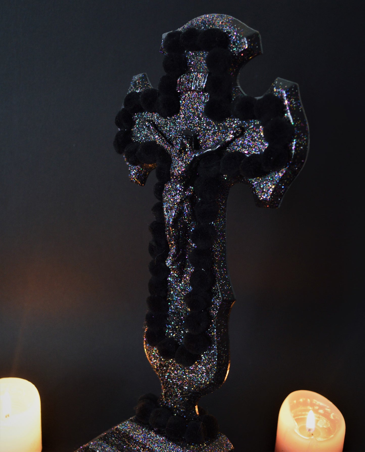 Crucifix sur socle "Galaxie"